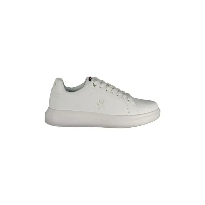 Sneakers bianche da Uomo con logo laterale U.S. Grand Polo