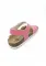 Sandalo fuxia in eco-suede