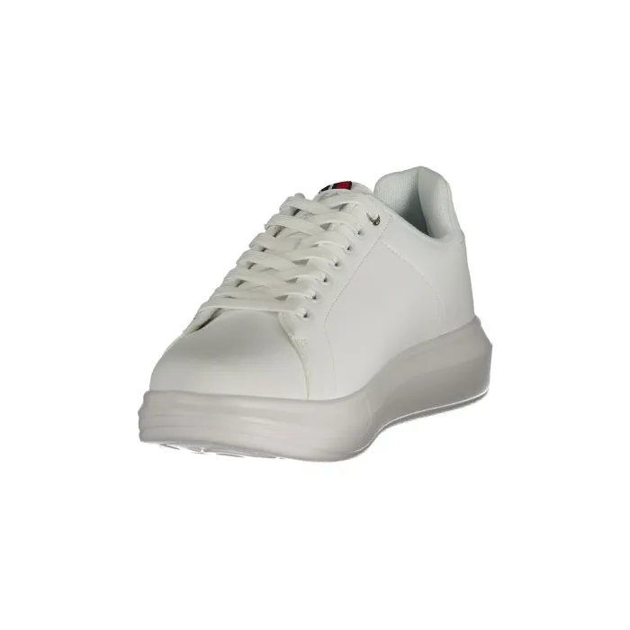 Sneakers bianche da Uomo con logo laterale U.S. Grand Polo