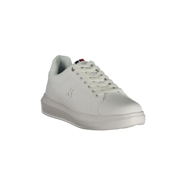 Sneakers bianche da Uomo con logo laterale U.S. Grand Polo