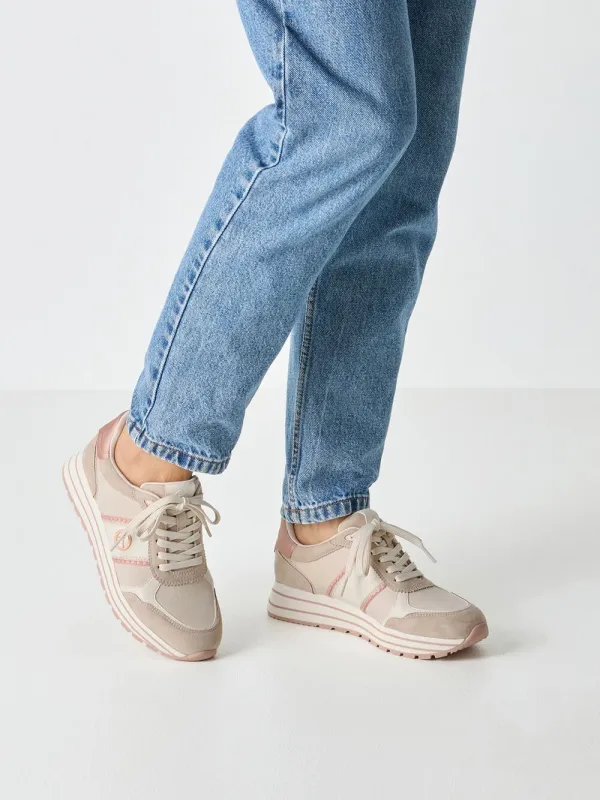 Sneakers con platform Rose Comb