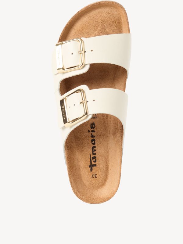 Ciabatte Tamaris Beige con Zeppa e Cinturino