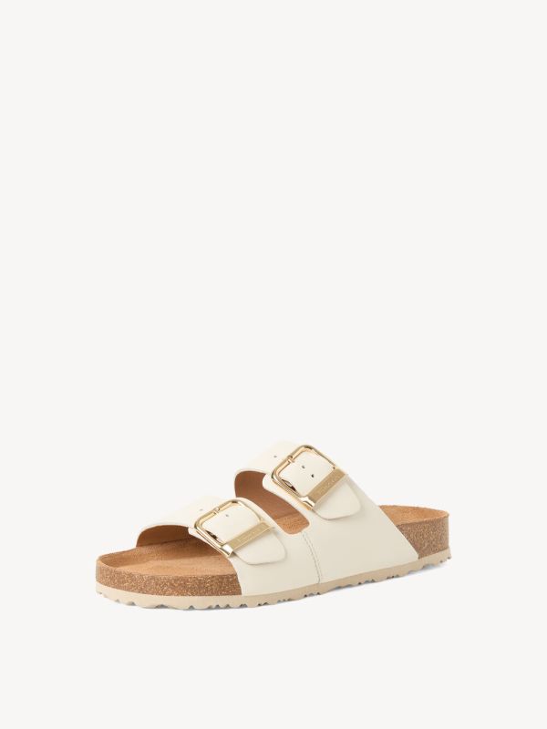 Ciabatte Tamaris Beige con Zeppa e Cinturino