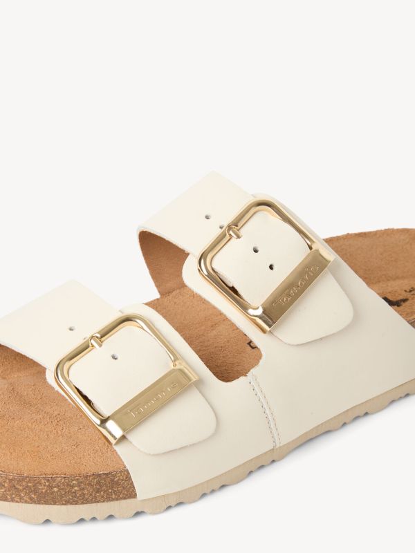 Ciabatte Tamaris Beige con Zeppa e Cinturino