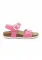 Sandalo fuxia in eco-suede