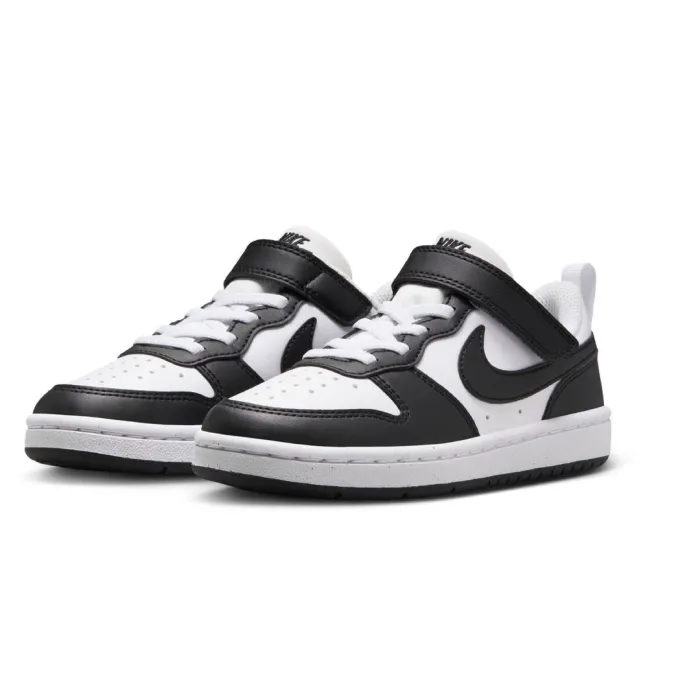 Nike Sneakers Kids Court Borough Low Recraft Bianche e Nere