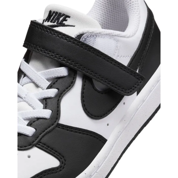 Nike Sneakers Kids Court Borough Low Recraft Bianche e Nere