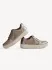 Sneakers marrone in pelle
