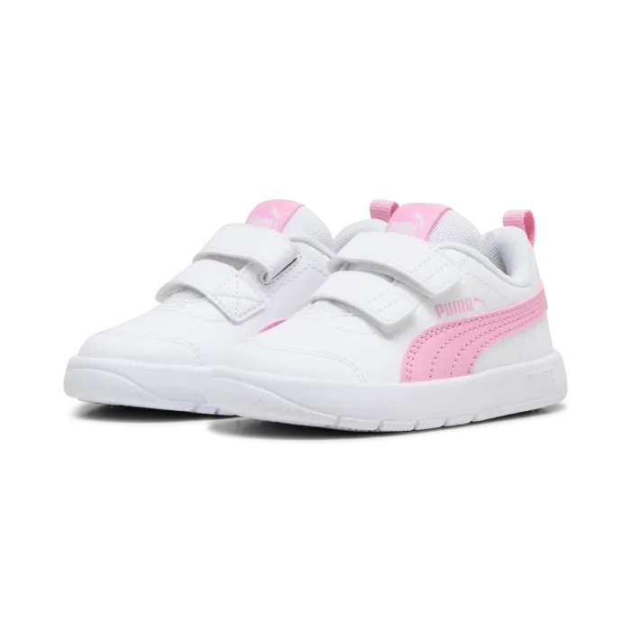 Sneakers primi passi Courtflex v6 Bianco Rosa