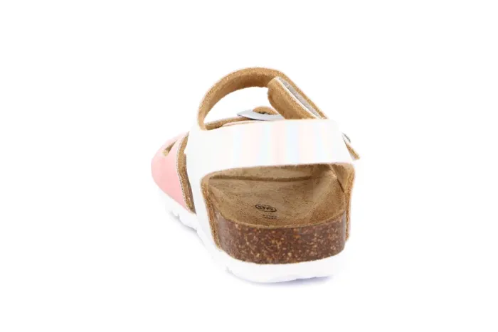 Sandalo multicolor con chiusura a strappo