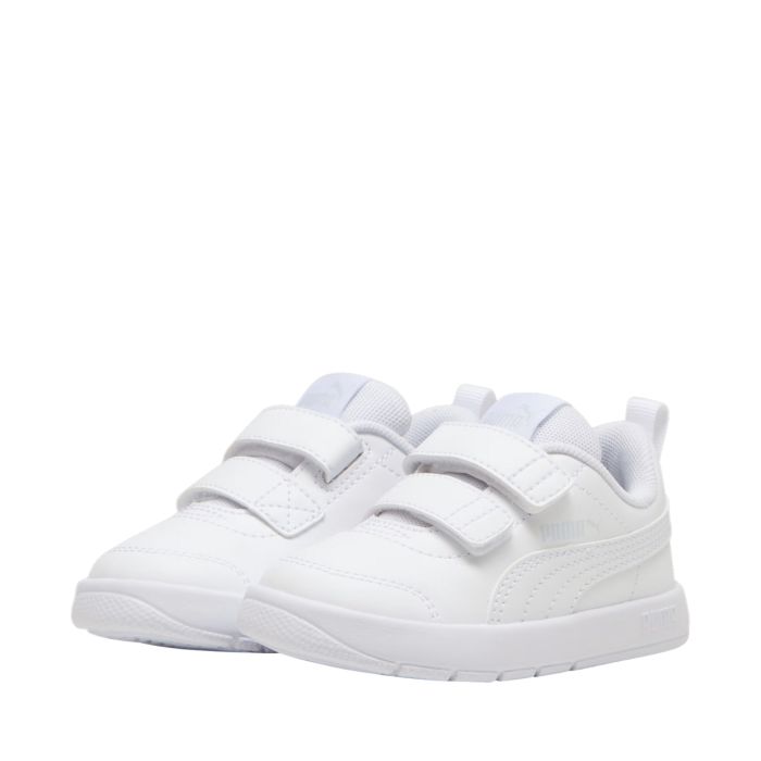 Scarpe da bambino Puma Courtflex V3 bianche
