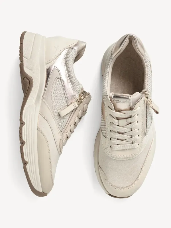 Sneakers comfort con tacco rialzato