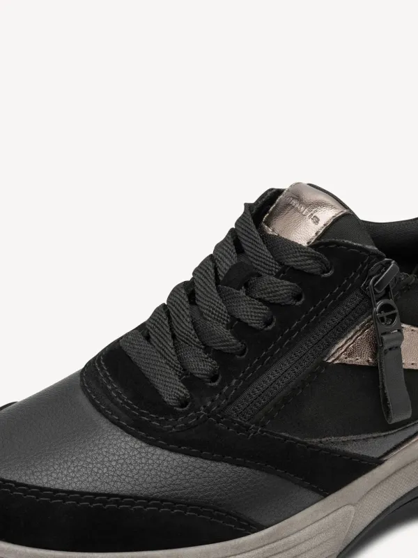 Sneakers nere widefit in pelle