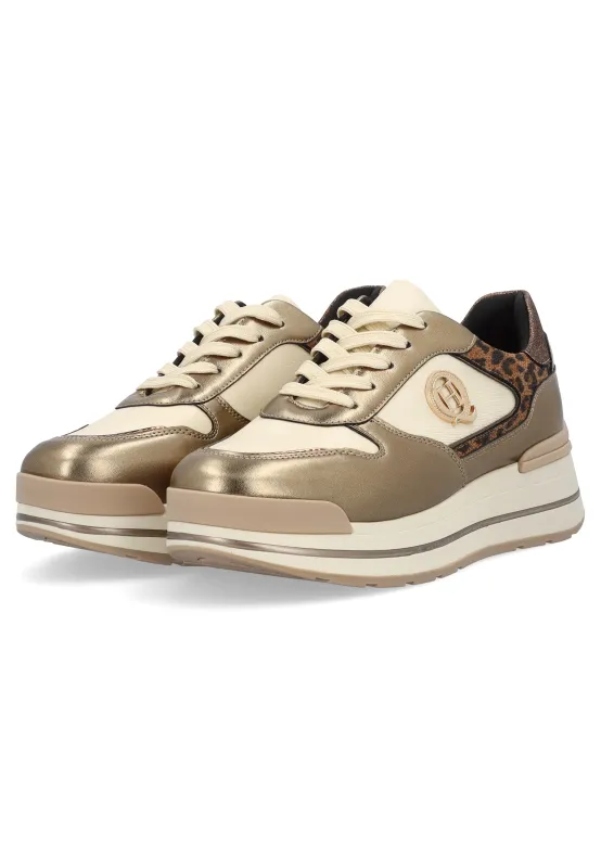 Sneakers con suola alta