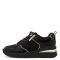 Sneakers Eleganti neri con Zip