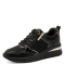 Sneakers Eleganti neri con Zip
