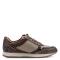 Sneakers Eleganti Taupe Glam con Zip