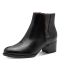 Stivaletti in pelle con tacco 5 cm