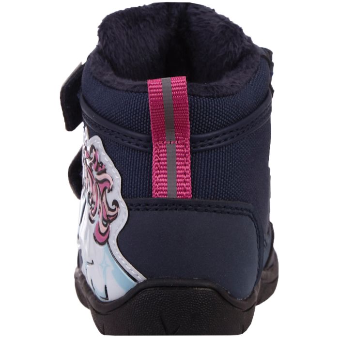 Stivaletti Kappa Flake Tex blu navy e rosa