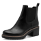 Stivaletto con tacco e zip laterale