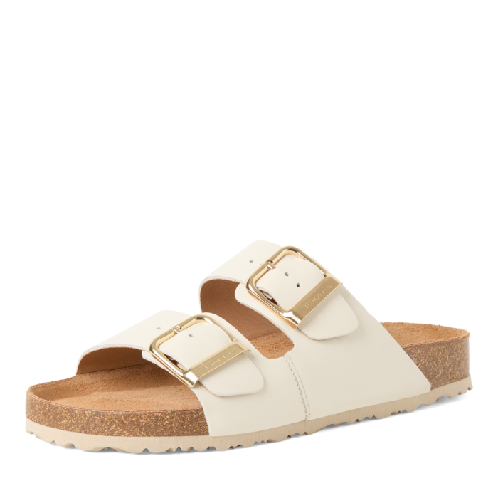 Ciabatte Tamaris Beige con Zeppa e Cinturino